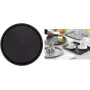 Esmeyer OHIO Okrúhly servírovací podnos, čierny plast, pogumovaný protišmykový povrch, 35 cm 307-016