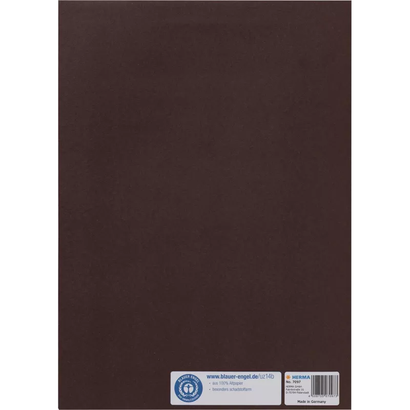 HERMA Obal na zošity A4 hnedý papier 214 x 300 mm 1 kus 7097