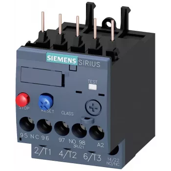 SIEMENS SIRIUS 3RU21 tepelná ochrana proti preťaženiu 1,8-2,5A S00 skrutkové svorky 3RU21161CB0