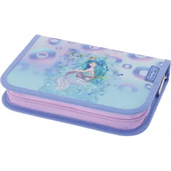 Herlitz Mystic Mermaid naplnené peračník, 31 dielov, modrá/ružová, polyester 300001564