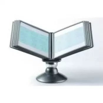 DURABLE SHERPA motion TABLE 10 referenčný display systém, 10 A4 panelov, čierny 558737