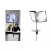 DURABLE SHERPA® stolová svorka 10 - A4 systém display tabúľ, 10 tabúľ, 5 farieb, 360° otáčanie 581800