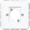 JUNG CD 568 WW kryt pre XLR konektor (P-séria), duroplast, séria CD, alpská biely