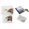 DURABLE POCKETFIX samolepiaca taška 90x57mm, výrez na palec, transparentná, balenie 100 ks 837919
