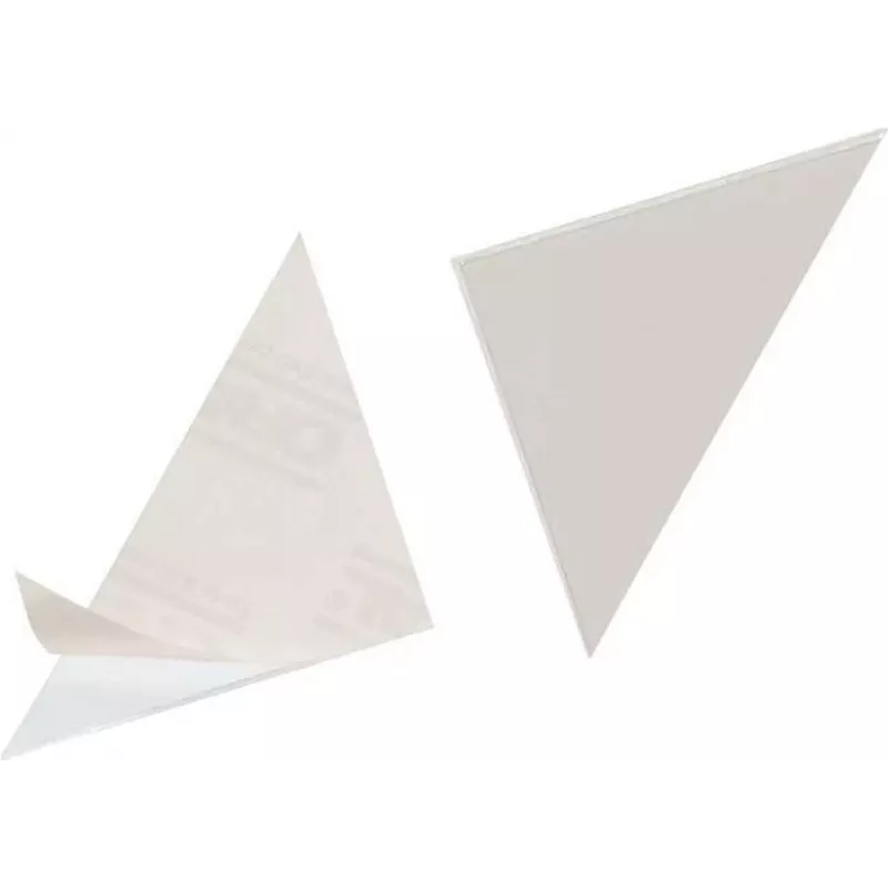 DURABLE CORNERFIX® samolepiace trojuholníkové tašky 75x75 mm, transparentné, 100 kusov 828119