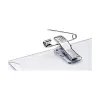 DURABLE držiak na menovky 90x54 mm s kombi klipom, transparentný, 5 kusov (861019)