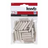 KWB 028180 drevené kolíky 8 x 40 mm, 40 kusov, buk