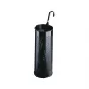 Durable okrúhly kovový stojan na slnečník, 28,5 l, čierny (335001)