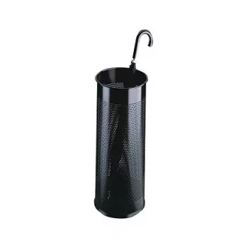 Durable okrúhly kovový stojan na slnečník, 28,5 l, čierny (335001)