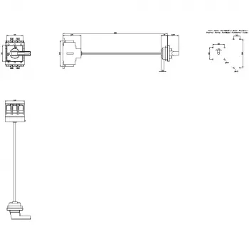 Siemens 3LD2418-0TK13 3-pólový hlavný a núdzový vypínač, 250 A, červená/žltá