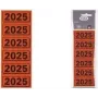 ELBA 2025 červené samolepiace indexové etikety 57 x 25 mm (120 etikiet) na zakladače