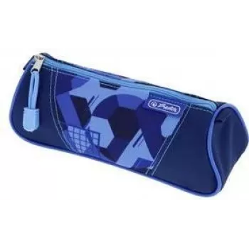 Herlitz peračník trojuholníkový modrý Goal polyester, 1 priehradka na zips 400205920