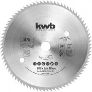 KWB 587511 kotúč píly 205 mm x 18 mm otvor, 40 zubov, TCT, na drevo