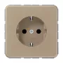 JUNG CD1520KIGB zásuvkový modul Schuko, hliník bronz-zlatá