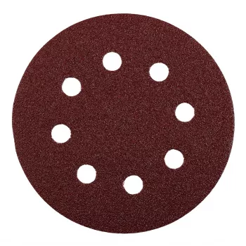 kwb 491924 brúsne kotúče 125 mm zrnitost 60, balenie 5 ks, suchý zips, oxid hlinitý, na drevo, kov, lak