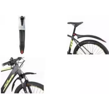 FISCHER sada blatníkov na bicykel 26-29 palcov plast rýchloupínanie čierna 85968