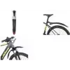 FISCHER sada blatníkov na bicykel 26-29 palcov plast rýchloupínanie čierna 85968