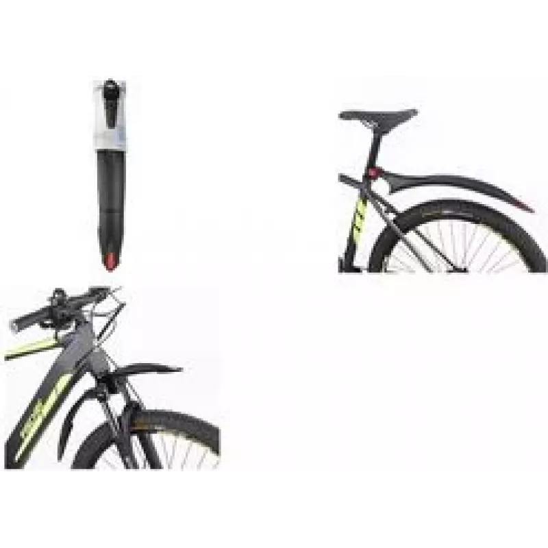FISCHER sada blatníkov na bicykel 26-29 palcov plast rýchloupínanie čierna 85968