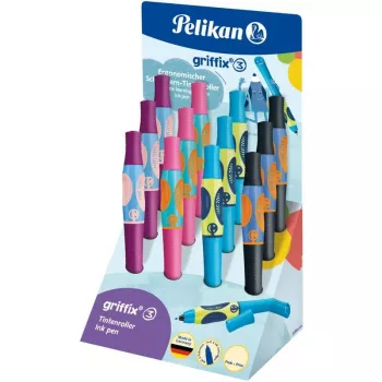 Pelikan griffix roller, stojanový displej, ergonomická úchopová zóna, pre pravákov, kráľovská modrá (605366)