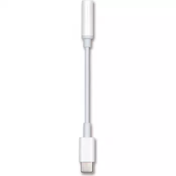 2GO 797008 USB-C na 3,5 mm audio adaptérový kábel, 0,1 m, biely