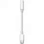 2GO 797008 USB-C na 3,5 mm audio adaptérový kábel, 0,1 m, biely