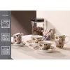 Ritzenhoff & Breker CREMA Cappuccino sada, 4-dielna, porcelán, potlač, vhodná do umývačky 422108