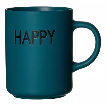 Ritzenhoff & Breker PETROL HAPPY sada kávových šálok, 390 ml, porcelán, vhodná do umývačky, 4 diely 425642