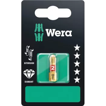 Wera 851/1 BDC SB Phillips PH 2 x 25 mm diamantom potiahnutý BiTorsion bit 05073335001