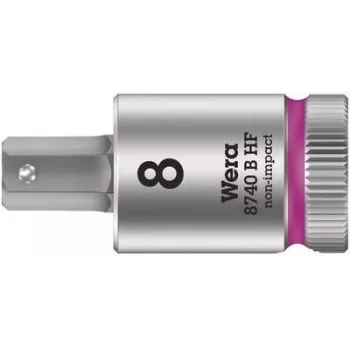 Wera Zyklop 8740 B HF 3/8 palcový nástrčný kľúč s vnútorným 6-hranom, 8 mm, s pridržiavacou funkciou 05003039001