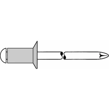 Gesipa slepá nita Al/St 4x8 mm zápustná hlava KS 3,0-5,0 mm (balenie 500 ks) 1433512