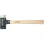 Wiha 26582 bezpečnostné soft-face kladivo, čierno-biele plochy, 3000 g, hickory rukoväť
