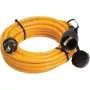AS Schwabe 25 m oranžový gumený predlžovací kábel so Schuko konektorom samec a konektorom samica, 3G1,5 mm², IP44, 16 A, 230 V 59225
