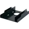 RENKFORCE HDA-252P 3,5 palca na 2x 2,5 palca HDD/SSD montážny rám, kov, čierny