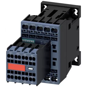 Siemens SIRIUS 3RH2 pomocný stýkač 3RH2244-2BB40, 4 NO + 4 NC, 24 V DC cievka, skrutkové svorky