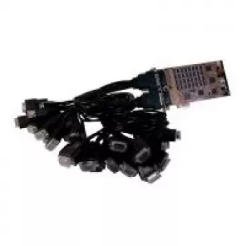 EXSYS EX-44032 PCIe 32-portová RS-232 Sériová karta s káblami Octopus