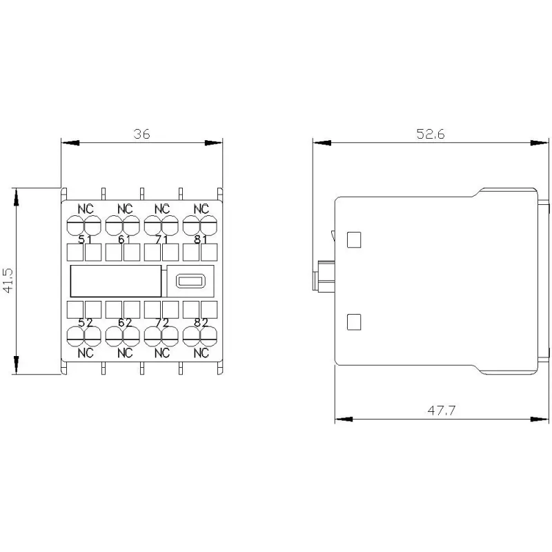 SIEMENS pomocný spínací blok 40E SB10E S00 3RH2911-2G (3RH29112GA04)