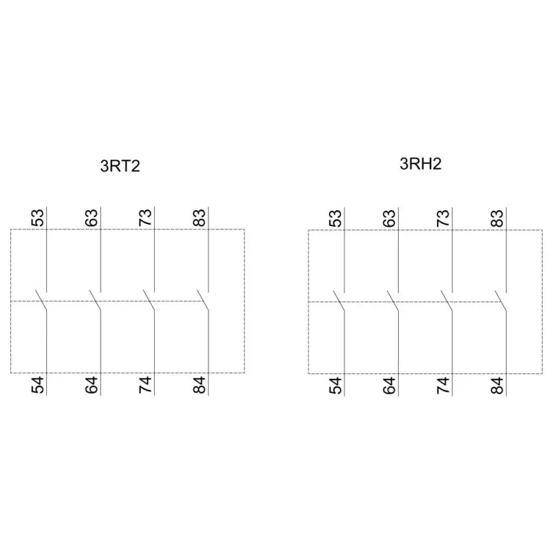 Siemens pomocný spínací blok 3RH2911-2XA40-0MA0, 4-pólový, 2NO+2NC