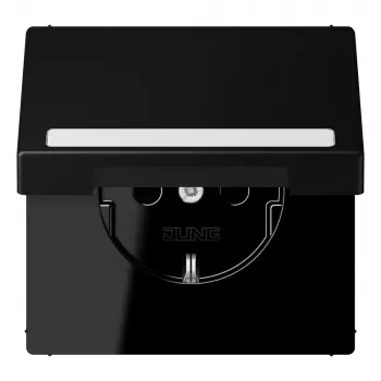 JUNG LS 1520 BFNAKL SWM Schuko zásuvka Type-F čierna
