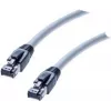 shiverpeaks BASIC-S patch kábel, Cat.8, S/FTP, 15,0 m, sivý, RJ45 na RJ45, TIA/EIA 568B BS08-400813