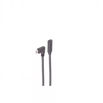 ShiverPeaks BS13-54015 USB 3.2 predlžovací kábel zahnutý 0,5m