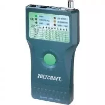 Voltcraft CT-5 multi káblový tester pre RJ-45, BNC, RJ-11, IEEE 1394, USB