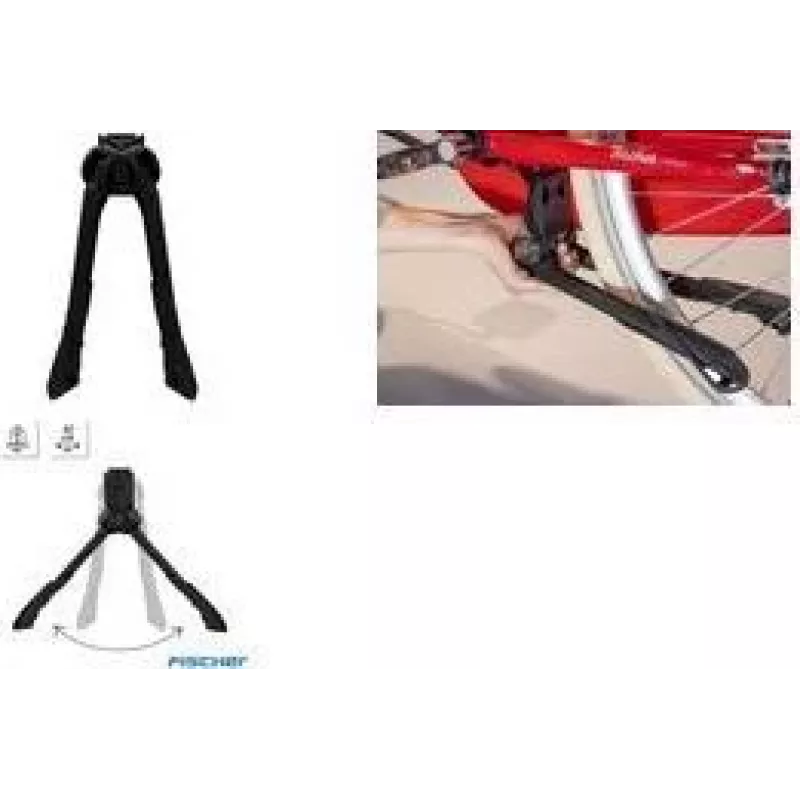 FISCHER Stojan na bicykel hliník čierny (50176:FISCHER)