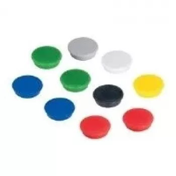 FRANKEN HM38 09 Magnet, 1500 g, 38 mm, okrúhly, biela, plastová čiapočka, lakovaný, 1 kus