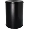 Helit H2515495 Oceľový odpadkový kôš s hasiacim vekom, 15 litrov, čierny, okrúhly