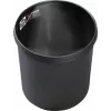 HELIT H6106495 nehorľavý okrúhly odpadkový kôš, 18 l, čierny