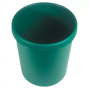 HELIT H61058-52 okrúhly plastový odpadkový kôš 18L zelený