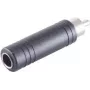 ShiverPeaks audio adaptér, konektor samec Cinch na 6,3 mm mono jack konektor samica, kov, niklovaný (BS57005)