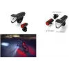 FISCHER sada LED osvetlenia na bicykel TWIN, 50/25/15 lux predné svetlo, USB nabíjateľné, schválené StVZO 50428