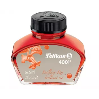 Pelikan 4001 Brilliant Red atramentová fľaša 62,5 ml 329169