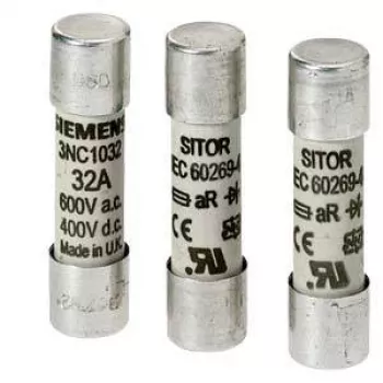 SIEMENS SITOR cylindrická poistka 80A 660V AC/700V DC gR 22x58mm (3NC2280)